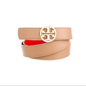 Reversible Tory Burch Leather Belt